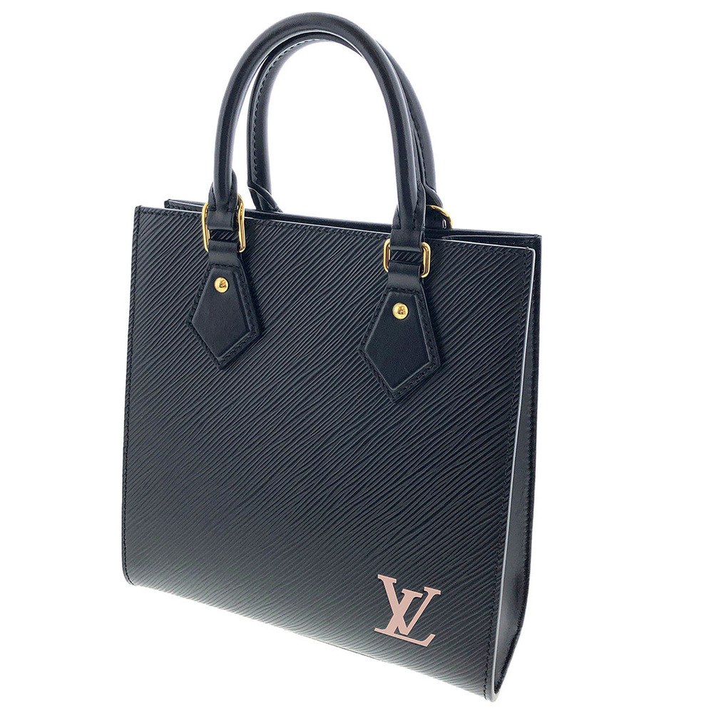 Louis Vuitton Sac Plat BB Epi Noir Black Leather Shoulder Bag